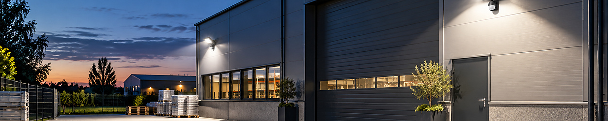 LED-Baustrahler mit Sensor LED-Baustrahler mit Sensor