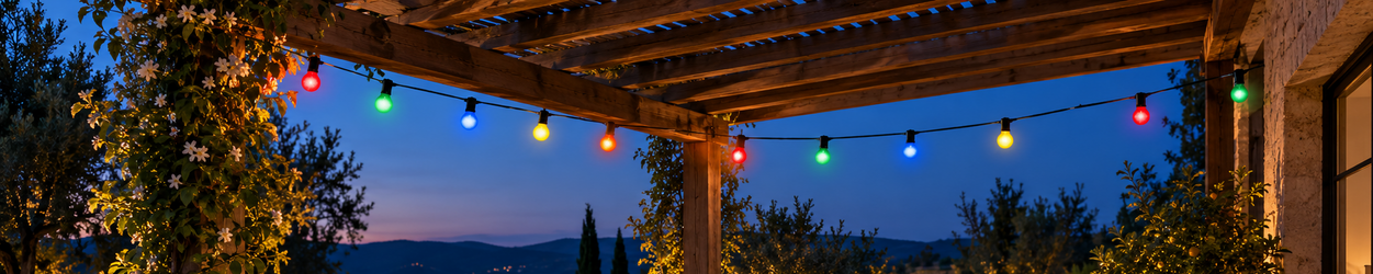 Farbige LED-Lampen E27