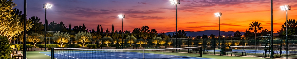 LED Tennisplatzbeleuchtung