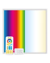 LED-Panel 62x62 cm | 40W | RGB+CCT 3000K-6000K | Dimmbar | Fernbedienung