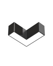 LED-Eckverbinder 90° für Lichtlinie | 6W | CCT Einstellbar | Schwarz