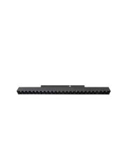 LED-Gitterleuchte für Schienensysteme, 18 W, K3000/K4000, 48 V, Schwarz