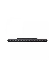 LED-Gitterleuchte für Schienen, 24 W, Farbtemperatur 48 V, 440 mm, dimmbar, Schwarz