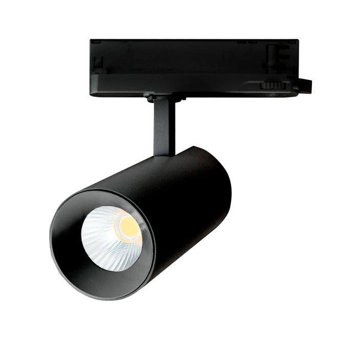3-Phasen-LED-Schienenstrahler 15–27 W K4000 Schwarz – Foto 7