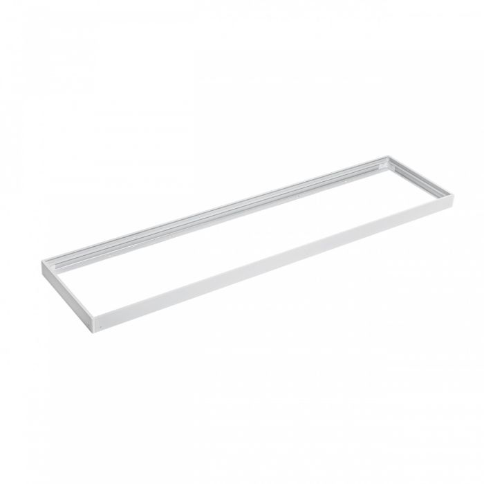 LED-Panel-Aufbaurahmen 300x1200x43 Weiß