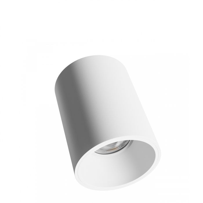 LED-Aufbaustrahler rund 10 W 4000 K IP44 UGR<19 Ø75×100 mm – weiß