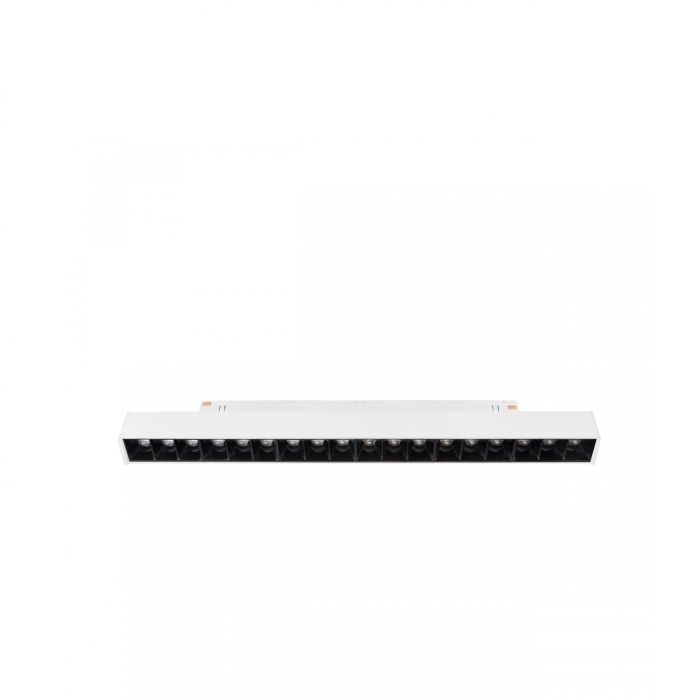 LED-Gitterleuchte für Schienen, 17 W, Farbtemperatur 48 V, 330 mm, dimmbar, Weiß