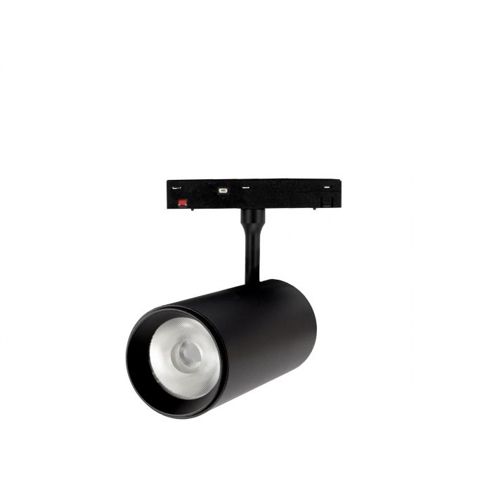 LED-Schienenstrahler 20W K4000 48V Schwarz