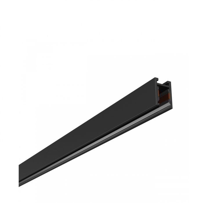 Schmale Gleisschiene 48V 1 Meter Schwarz