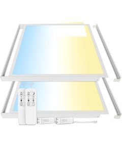 LED-Panel 62x62 cm | 40W | CCT Dimmbar | 3000K-6000K | CRI90 | Smart WiFi