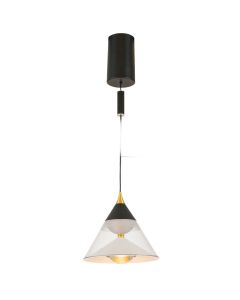 LED-Pendelleuchte Ø15 cm mit Handbewegungssensor | 29W | 5100 Lumen | CRI90 | Schwarz