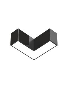 LED-Eckverbinder 90° für Lichtlinie | 6W | CCT Einstellbar | Schwarz