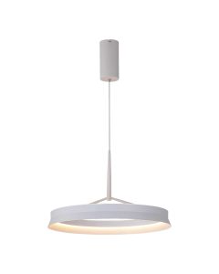 LED-Pendelleuchte Ring Ø50 cm | 50W | 5500 Lumen | CRI90 | CCT 2700K-4000K | Weiß