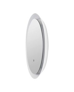 Runder LED-Spiegel mit Beleuchtung Ø60 cm | 20W | 2000 Lumen | CRI90 | CCT 2700K-4000K | Weiß