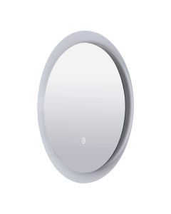 Runder LED-Spiegel mit Beleuchtung Ø60 cm | 20W | 2000 Lumen | CRI90 | CCT 2700K-4000K | Weiß