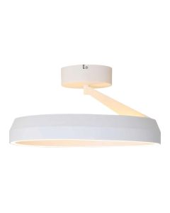 LED-Deckenleuchte Ring Ø45 cm | 50W | 5500 Lumen | CRI90 | CCT 2700K-4000K | Weiß