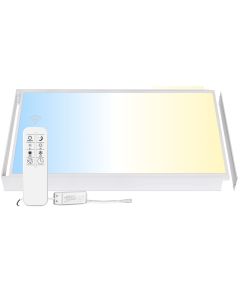 LED-Panel 120x60 cm | 60W | CCT Dimmbar | 3000K-6000K | CRI90 | Fernbedienung