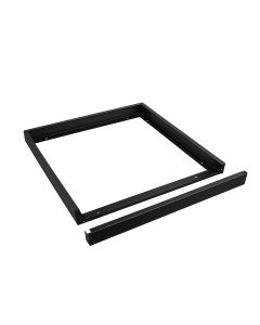 Aufputz-LED-Panel 60x60 cm Schwarz