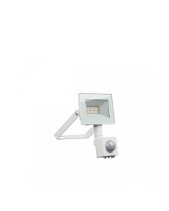 LED-Strahler 10W 75 lm/W IP44 IK07 – mit Bewegungsmelder – weiß