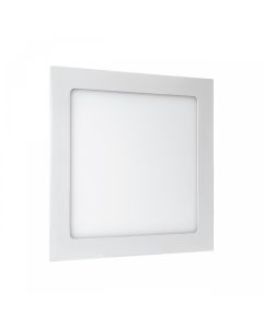 LED-Einbaupanel quadratisch 17 x 17 cm 12W K6000 820 lm – Weiß
