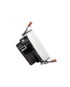 Einbaustrahler GU10 – rund – weiß (Reflektor schwarz) – schwenkbar – IP20 – Ø85×50 mm – ohne Leuchtmittel
