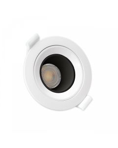 Einbaustrahler GU10 – rund – schwarz – schwenkbar – IP20 – Ø86×34 mm – ohne Leuchtmittel