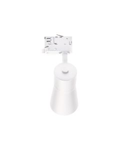 3-Phasen-Schienenstrahler GU10 Weiß – 80×140×180 mm