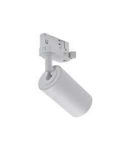 3-Phasen-Schienenstrahler GU10 Weiß – 57×101×169 mm