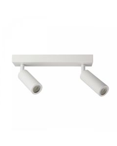 Aufbaustrahler MR11 2-flammig – weiß – schwenkbar – IP20 – 260×54×160 mm – ohne Leuchtmittel