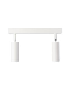 Aufbaustrahler MR11 2-flammig – weiß – schwenkbar – IP20 – 260×54×160 mm – ohne Leuchtmittel