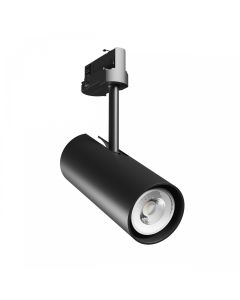 3-Phasen-Schienenstrahler GU10 Schwarz – 65×160×232 mm