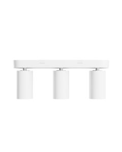 Aufbaustrahler GU10 3-flammig – weiß – IP20 – 350×70×135 mm – ohne Leuchtmittel