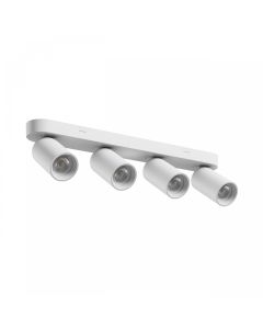 Aufbaustrahler GU10 4-flammig – weiß – IP20 – 480×70×135 mm – ohne Leuchtmittel
