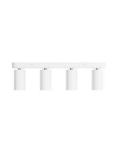 Aufbaustrahler GU10 4-flammig – weiß – IP20 – 480×70×135 mm – ohne Leuchtmittel