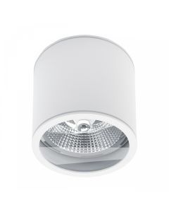 Aufbaustrahler AR111 GU10 – rund – weiß – IP44 – 118×114 mm – ohne Leuchtmittel