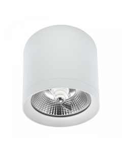 Aufbaustrahler AR111 GU10 – rund – weiß – blendarm – IP20 – 118×110 mm – ohne Leuchtmittel