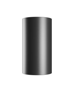Aufbaustrahler GU10 – rund – schwarz/gold – IP20 – 55×100 mm – ohne Leuchtmittel