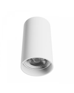 Aufbaustrahler GU10 – rund – weiß – IP20 – 55×100 mm – ohne Leuchtmittel