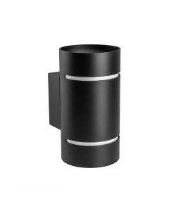 Wandleuchte G9 – rund – schwarz – IP20 – 80×150 mm – ohne Leuchtmittel