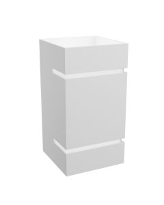 Wandleuchte G9 – eckig – weiß – IP20 – 80×150 mm – ohne Leuchtmittel