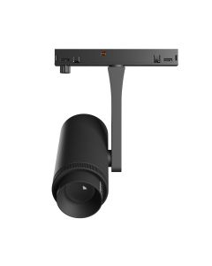 LED-Schienenstrahler mit verstellbarem Lichtkegel für schmale Schienen, 7 W, K3000, 48 V, Schwarz