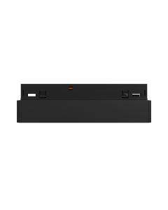 LED-Gitterleuchte für schmale Schienen, 6 W, K3000, 48 V, 100 mm, Schwarz