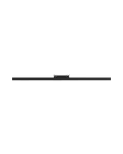 Längliche LED-Schienenleuchte für schmale Schienen, 20 W, K3000, 48 V, 600 mm, Schwarz