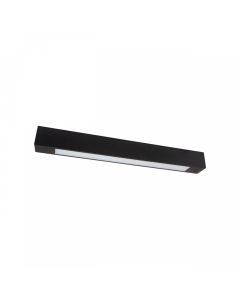 LED Feuchtraumleuchte 60cm Schwarz G13 für T8 Röhre IP20