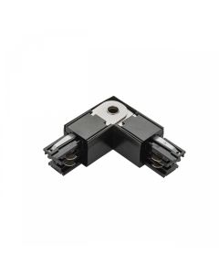 3-Phasen-Schienenverbinder, verstellbar, links, schwarz