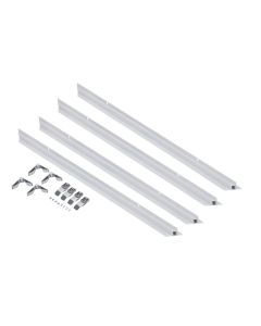 LED-Einbaurahmen 62x62 cm Weiß