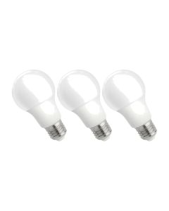 LED-Lampe E27 9W K3000 820 lm – 3 Stück