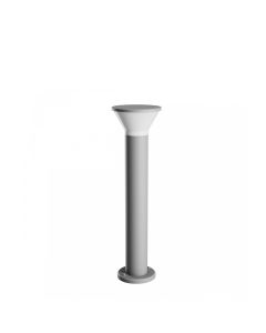 6-Watt-LED-Gartenbeleuchtung – grau – 210×765 mm