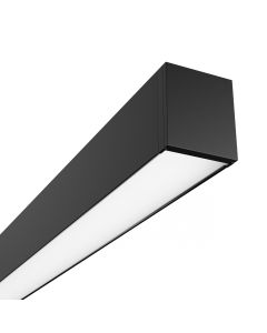 LED-Linear-Deckenleuchte 24W CCT K3000/K4000/K6500 2400 lm 60 cm – Schwarz