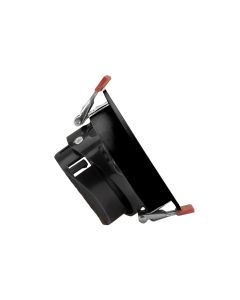 Einbaustrahler GU10 blendarm Ø85 mm – Schwarz – Schwenkbar